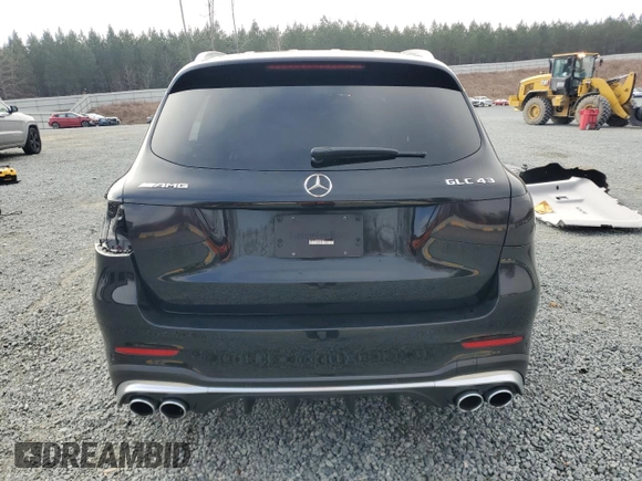 2020 Mercedes-Benz GLC with VIN W1N0G6EB8LF823021, listed as a Copart auction lot 43723525 with 56,069 mi miles and Salvage Title. Bid and sale history available at carsss.com. Image 6.