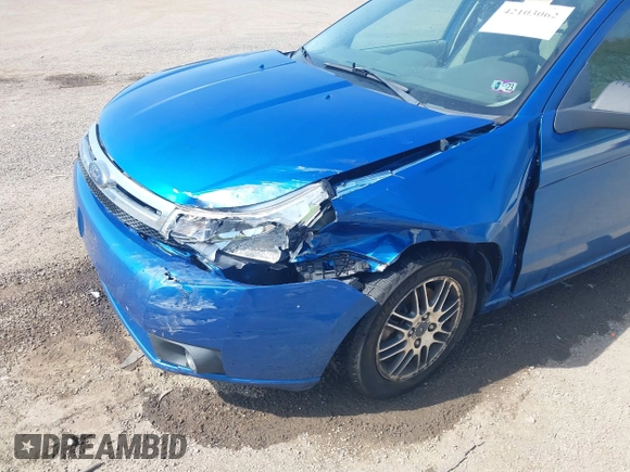 2010 Ford Focus SE with VIN 1FAHP3FNXAW159048, listed as a IAAI auction lot 42103062 with 142,810 mi miles. Bid and sale history available at carsss.com. Image 6.