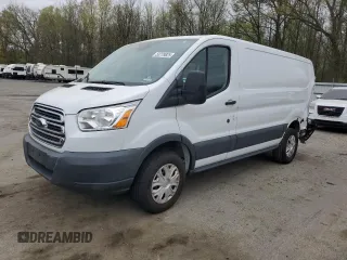 2017 Ford Transit z VIN 1FTYR1YM8HKA78211, wystawiony jako Copart lot #53779825 z przebiegiem 16 834 mil mil oraz Szkoda całkowita • Salvage title. Historia ofert i sprzedaży dostępna na DreamBid. Obrazek 1.