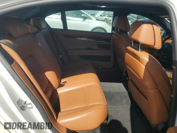 2015 BMW 7 Series 740Li with VIN WBAYE4C54FD947298, listed as a Copart auction lot 48323785 with 81,570 mi miles and Salvage Title. Bid and sale history available at DreamBid. Image 11.