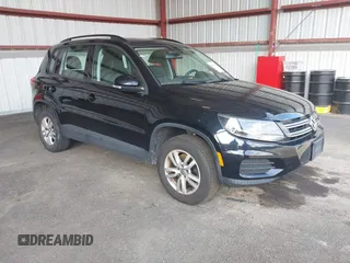 2016 Volkswagen Tiguan SE with VIN WVGBV7AX8GW538964, listed as a IAAI auction lot 42783226 with 107,499 mi miles and . Bid and sale history available at DreamBid. Image 1.
