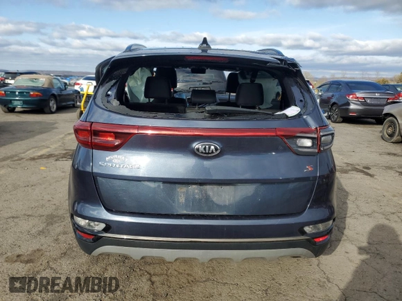 2020 Kia Sportage S with VIN KNDP6CAC7L7678764, listed as a Copart auction lot 50340115 with 0 mi miles and Salvage Title. Bid and sale history available at carsss.com. Image 6.