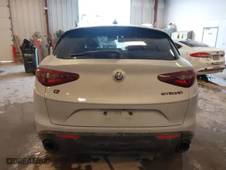 2020 Alfa Romeo Stelvio Sport with VIN ZASPAKAN7L7C97725, listed as a IAAI auction lot 41627878 with 43,523 mi miles. Bid and sale history available at carsss.com. Image 16.