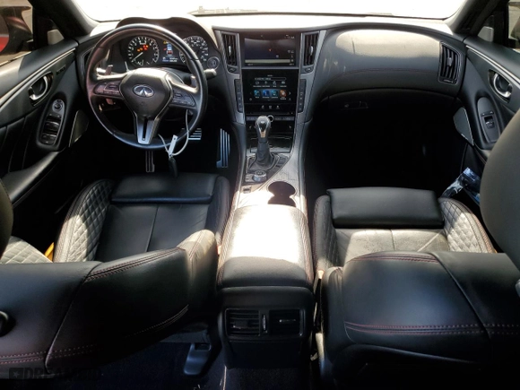2020 Infiniti Q50 RED SPORT 400 with VIN JN1FV7AP3LM630210, listed as a Copart auction lot 41796535 with NaN miles and Salvage Title. Bid and sale history available at carsss.com. Image 8.
