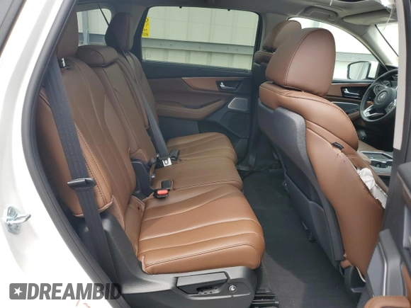 2025 Acura MDX Technology with VIN 5J8YD9H42SL002323, listed as a Copart auction lot 58793985 with 11,133 mi miles and Salvage title. Bid and sale history available at DreamBid. Image 10.