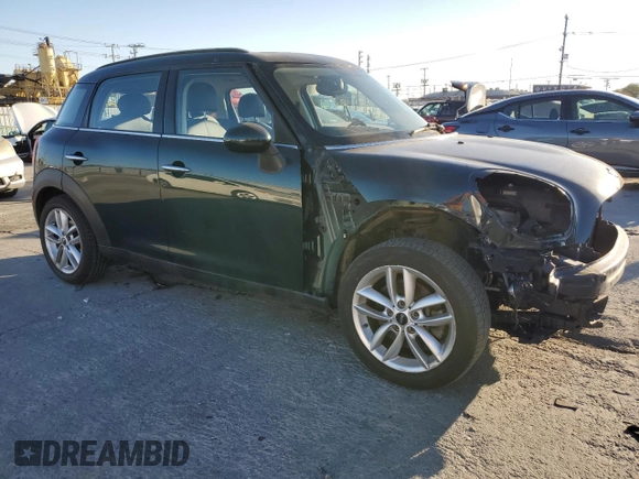 2014 MINI Countryman S with VIN WMWZC3C58EWT01267, listed as a Copart auction lot 47268355 with 45,430 mi miles and Salvage Title. Bid and sale history available at DreamBid. Image 4.