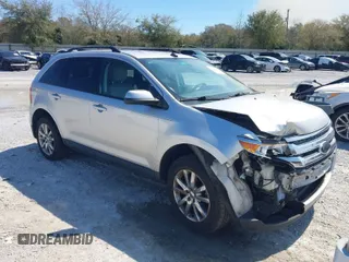 2013 Ford Edge SEL with VIN 2FMDK3JC8DBE36679, listed as a IAAI auction lot 41818519 with 106,619 mi miles. Bid and sale history available at carsss.com. Image 1.