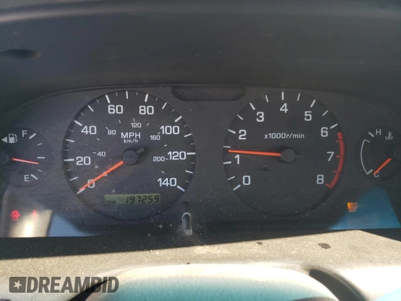 2001 Nissan Altima GXE with VIN 1N4DL01D61C131837, listed as a Copart auction lot 89074645 with 197,259 mi miles and Salvage Title. Bid and sale history available at carsss.com. Image 9.