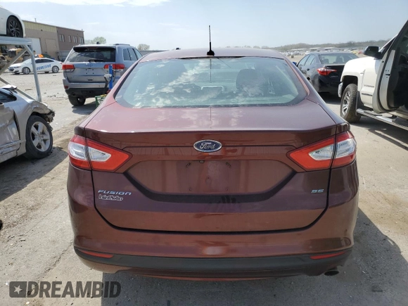 2016 Ford Fusion SE with VIN 3FA6P0H78GR245216, listed as a Copart auction lot 53298275 with 103,244 mi miles and Salvage Title. Bid and sale history available at DreamBid. Image 6.