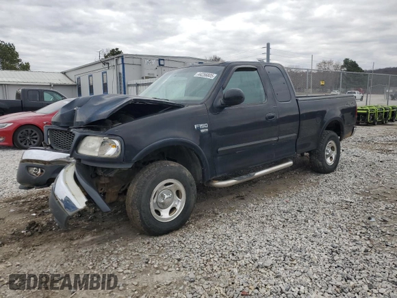 2000 Ford F-150 XL with VIN 1FTRX18L0YNB12593, listed as a Copart auction lot 44256805 with 0 mi miles and Non Repairable. Bid and sale history available at carsss.com. Image 1.