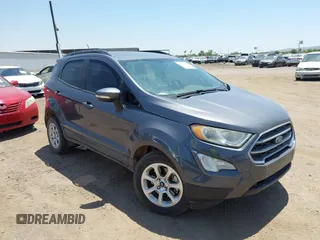 2018 Ford EcoSport SE z VIN MAJ3P1TE6JC216835, wystawiony jako IAAI lot #42383393 z przebiegiem 58 786 mil mil oraz . Historia ofert i sprzedaży dostępna na DreamBid. Obrazek 1.