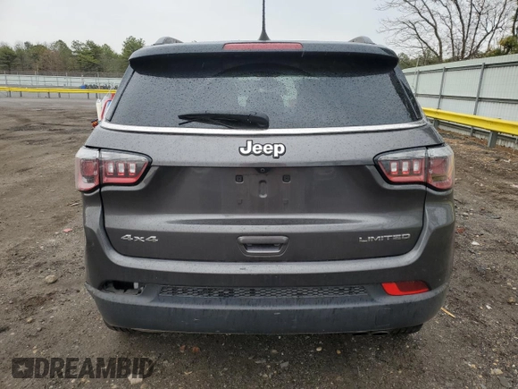 2019 Jeep Compass Limited z VIN 3C4NJDCB6KT653963, wystawiony jako Copart lot #52717475 z przebiegiem 41 027 mil mil oraz Szkoda całkowita • Salvage title. Historia ofert i sprzedaży dostępna na DreamBid. Obrazek 6.
