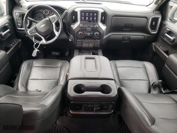 2019 Chevrolet Silverado 1500 LTZ with VIN 1GCUYGEL5KZ131610, listed as a Copart auction lot 64428164 with 0 mi miles and Salvage Title. Bid and sale history available at carsss.com. Image 8.