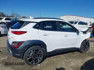 2023 Hyundai Kona Limited with VIN KM8K53A35PU044708, listed as a IAAI auction lot 41287608 with 17,074 mi miles. Bid and sale history available at carsss.com. Image 14.