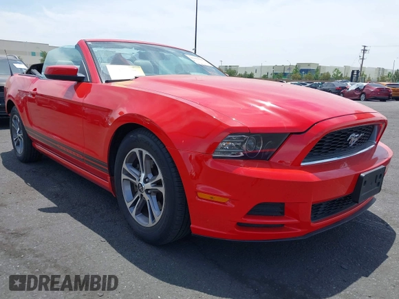 2014 Ford Mustang V6 with VIN 1ZVBP8EM5E5236603, listed as a IAAI auction lot 42355551 with 100,617 mi miles and . Bid and sale history available at DreamBid. Image 1.