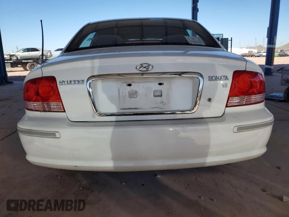 2003 Hyundai Sonata GLS with VIN KMHWF35H43A876198, listed as a Copart auction lot 80966694 with 134,928 mi miles and Clean Title. Bid and sale history available at carsss.com. Image 6.