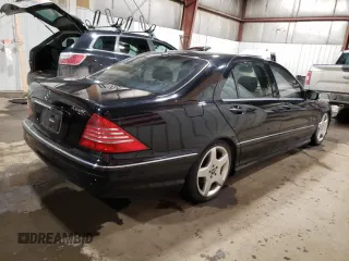 2004 Mercedes-Benz S 430 with VIN WDBNG83J14A427691, listed as a Copart auction lot 49355755 with 25,897 mi miles and Salvage Title. Bid and sale history available at DreamBid. Image 3.