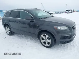 2014 Audi Q7 3.0T S line Prestige with VIN WA1DGAFE7ED003414, listed as a IAAI auction lot 41425048 with 91,664 mi miles. Bid and sale history available at carsss.com. Image 1.