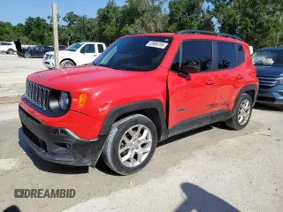 2018 Jeep Renegade Altitude with VIN ZACCJABB2JPG84687, listed as a Copart auction lot 53994155 with 150,680 mi miles and Salvage title. Bid and sale history available at DreamBid. Image 1.