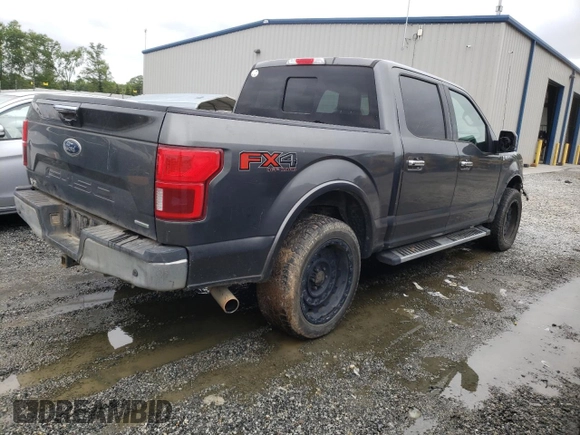 2018 Ford F-150 XL with VIN 1FTEW1EG1JFD48582, listed as a Copart auction lot 58170925 with 219,888 mi miles and Clean title. Bid and sale history available at DreamBid. Image 3.