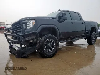2020 GMC Sierra 2500HD AT4 z VIN 1GT49PEY3LF205196, wystawiony jako Copart lot #54783775 z przebiegiem 167 821 mil mil oraz Szkoda całkowita • Salvage title. Historia ofert i sprzedaży dostępna na DreamBid. Obrazek 1.