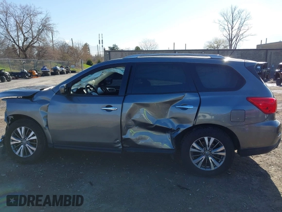 2018 Nissan Pathfinder S with VIN 5N1DR2MM7JC634255, listed as a IAAI auction lot 41961667 with 148,219 mi miles and . Bid and sale history available at DreamBid. Image 15.