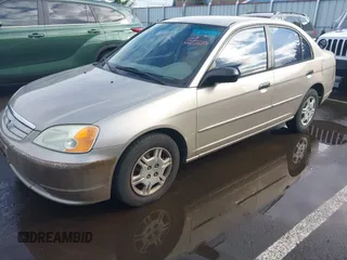 2001 Honda Civic LX with VIN 1HGES15501L077334, listed as a IAAI auction lot 41584435 with 226,072 mi miles. Bid and sale history available at carsss.com. Image 2.