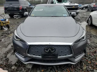 2021 Infiniti Q60 Luxe with VIN JN1EV7KL6MM470350, listed as a Copart auction lot 84838574 with 27,374 mi miles and Salvage title. Bid and sale history available at DreamBid. Image 5.
