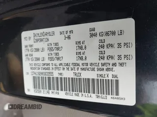 2006 Dodge 1500 SLT with VIN 1D7HU18206S633555, listed as a IAAI auction lot 42292494 with Not provided miles and . Bid and sale history available at DreamBid. Image 9.