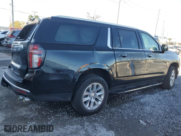 2023 Chevrolet Suburban Premier с VIN 1GNSCFKD4PR192684, выставлен на аукционе Copart как лот 45593075 с пробегом 47 371 миль миль и Списание • Salvage title. История ставок и продаж доступна на DreamBid. Изображение 3.