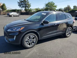 2021 Ford Escape SEL Hybrid with VIN 1FMCU9CZXMUA27278, listed as a Copart auction lot 55123635 with 46,930 mi miles and Salvage title. Bid and sale history available at DreamBid. Image 1.
