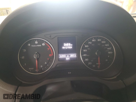 2018 Audi A3 Premium with VIN WAUAUGFF9J1039255, listed as a Copart auction lot 60853674 with 112,943 mi miles and Salvage Title. Bid and sale history available at DreamBid. Image 9.