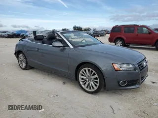 2012 Audi A5 Premium Plus z VIN WAULFAFH8CN000802, wystawiony jako Copart lot #45727785 z przebiegiem Nie podano mil oraz Szkoda całkowita • Salvage title. Historia ofert i sprzedaży dostępna na DreamBid. Obrazek 4.