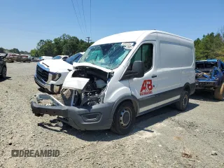 2020 Ford Transit Cargo with VIN 1FTBR1C8XLKB60174, listed as a Copart auction lot 58957204 with 69,262 mi miles and Salvage Title. Bid and sale history available at DreamBid. Image 1.