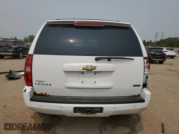 2011 Chevrolet Tahoe LT with VIN 1GNSKBE02BR200035, listed as a Copart auction lot 58730385 with 194,816 mi miles and Salvage title. Bid and sale history available at DreamBid. Image 6.