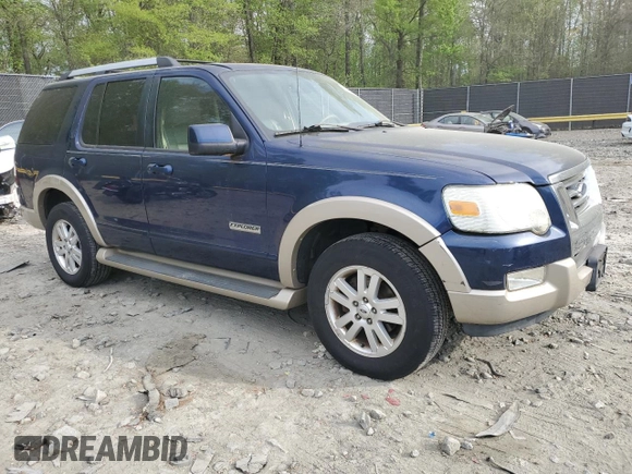 2006 Ford Explorer Eddie Bauer with VIN 1FMEU74E16UA19503, listed as a Copart auction lot 54087305 with 153,738 mi miles and Clean Title. Bid and sale history available at carsss.com. Image 4.
