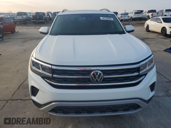 2023 Volkswagen Atlas SE with VIN 1V2JP2CA7PC524835, listed as a Copart auction lot 44734285 with 23,947 mi miles and Salvage title. Bid and sale history available at DreamBid. Image 5.