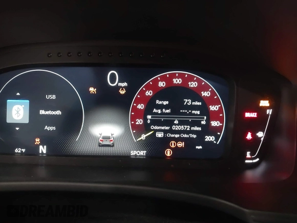 2024 Honda Civic Type R z VIN JHMFL5G47RX003469, wystawiony jako IAAI lot #42035698 z przebiegiem 20 572 mil mil oraz . Historia ofert i sprzedaży dostępna na DreamBid. Obrazek 7.