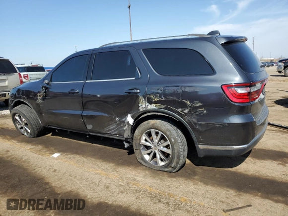 2016 Dodge Durango Limited with VIN 1C4RDJDG4GC424587, listed as a Copart auction lot 54211245 with 144,682 mi miles and Salvage title. Bid and sale history available at DreamBid. Image 2.