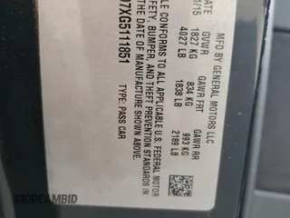 2016 Chevrolet Corvette Z51 3LT z VIN 1G1YM2D7XG5111851, wystawiony jako Copart lot #44197185 z przebiegiem 129 659 mil mil oraz Szkoda całkowita • Salvage title. Historia ofert i sprzedaży dostępna na DreamBid. Obrazek 12.