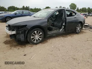 2017 Acura TLX with VIN 19UUB1F39HA004574, listed as a Copart auction lot 58844505 with 86,062 mi miles and Salvage title. Bid and sale history available at DreamBid. Image 1.
