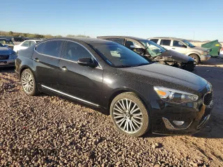 2014 Kia Cadenza Premium with VIN KNALN4D79E5121307, listed as a Copart auction lot 41670945 with 45,293 mi miles and Salvage Title. Bid and sale history available at carsss.com. Image 4.