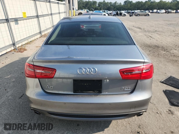 2013 Audi A6 Prestige with VIN WAUHGAFCXDN039478, listed as a Copart auction lot 63867145 with 180,453 mi miles and Salvage title. Bid and sale history available at DreamBid. Image 6.