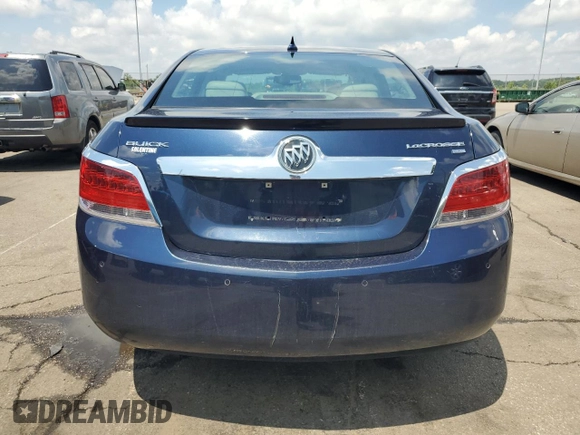 2011 Buick LaCrosse CXL with VIN 1G4GC5GC8BF222865, listed as a Copart auction lot 59014345 with 158,321 mi miles and Salvage title. Bid and sale history available at DreamBid. Image 6.