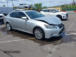 2013 Lexus GS 350 with VIN JTHBE1BL5D5005404, listed as a IAAI auction lot 41970447 with 44,635 mi miles and . Bid and sale history available at DreamBid. Image 1.
