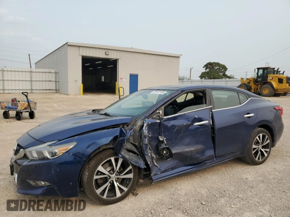 2017 Nissan Maxima Platinum with VIN 1N4AA6AP8HC442914, listed as a Copart auction lot 59187135 with 134,660 mi miles and Salvage title. Bid and sale history available at DreamBid. Image 1.