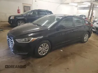2017 Hyundai Elantra SE with VIN KMHD74LF4HU407257, listed as a Copart auction lot 58475565 with 92,668 mi miles and Salvage title. Bid and sale history available at DreamBid. Image 1.