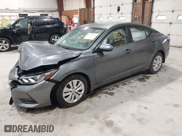 2020 Nissan Sentra S with VIN 3N1AB8BV8LY264005, listed as a IAAI auction lot 42196148 with 63,192 mi miles. Bid and sale history available at carsss.com. Image 17.