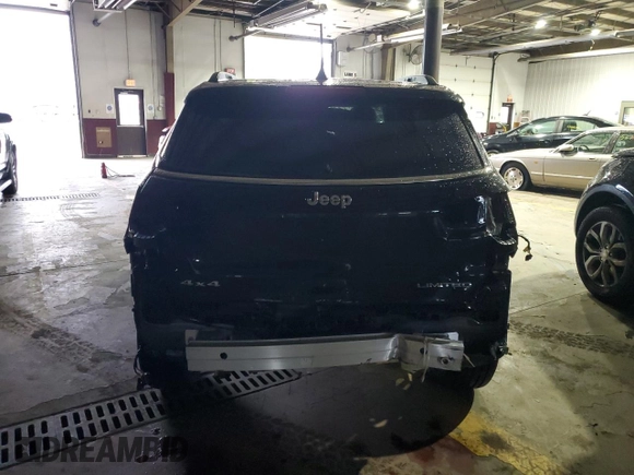 2024 Jeep Compass Limited with VIN 3C4NJDCNXRT602065, listed as a Copart auction lot 56213485 with 6,253 mi miles and Salvage title. Bid and sale history available at DreamBid. Image 6.