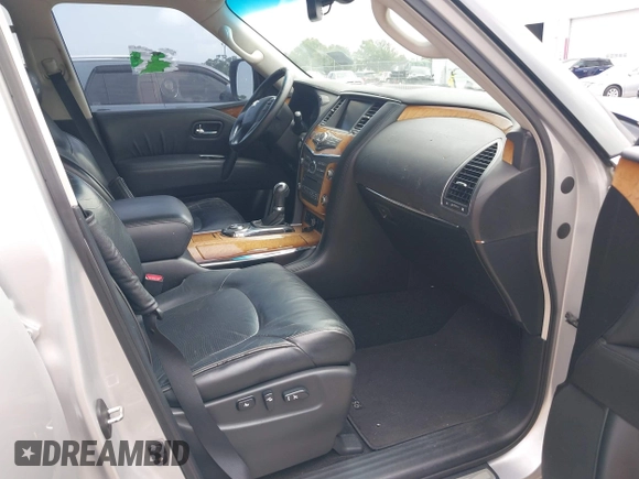 2011 Infiniti QX56 7-passenger with VIN JN8AZ2NF8B9501238, listed as a IAAI auction lot 42430925 with 188,605 mi miles and . Bid and sale history available at DreamBid. Image 5.